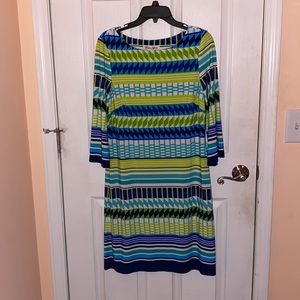 Laura Jeffries multi-color dress